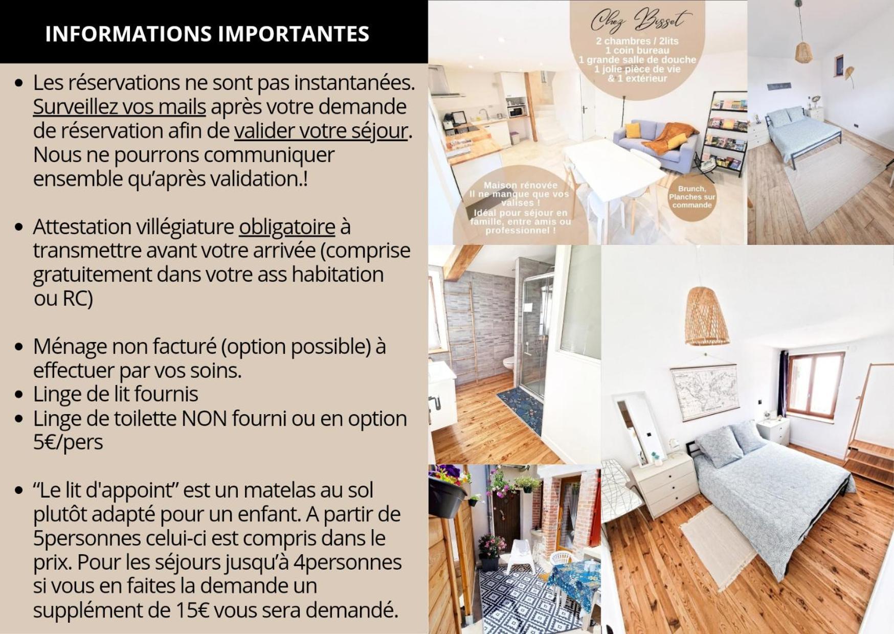 Lezoux Gite Chez Bisset_2Chambres 4Personnes מראה חיצוני תמונה